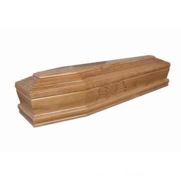 Caixão de madeira/madeira Euro/caixão caixão de madeira estilo